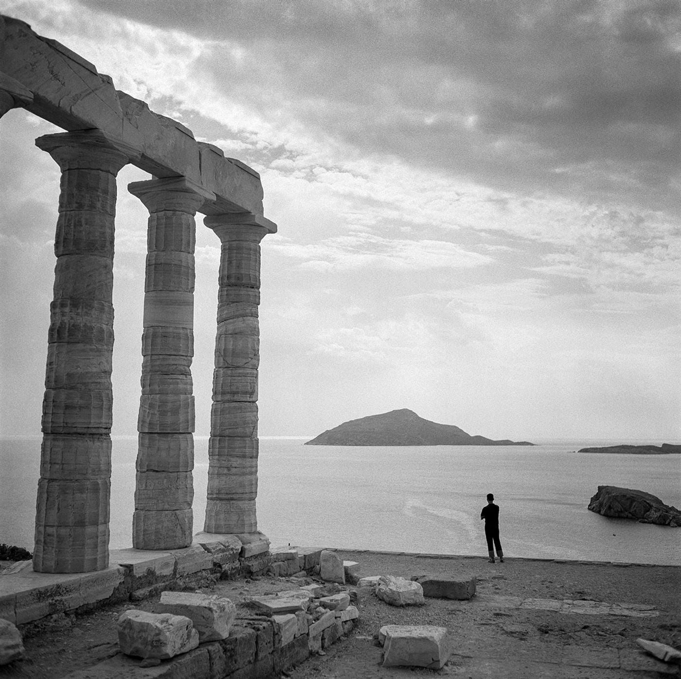 The Temple of Poseidon, Cape Sounion, Robert McCabe 1954